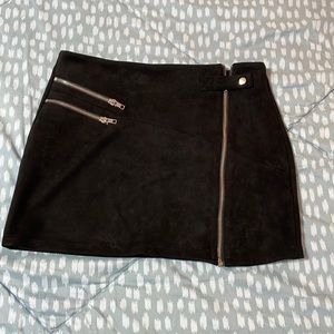 Gianni Bini Black suede skirt